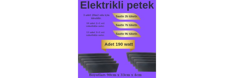Ağrı’da Kapıda Ödeme İmkanıyla: Tasarruflu Elektrikli Petek