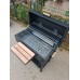 Tekerlekli Termometreli Barbekü Mangal Asansörlü Kömür Hazneli 80 cm